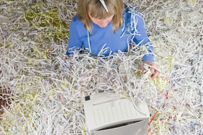 Shredded paper highlighting the importance of shredding services in Georgia & Florida 
